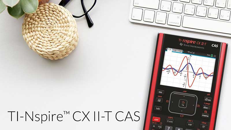 Texas Instruments TI-Nspire CX II-T CAS - Black/Red - Calculator